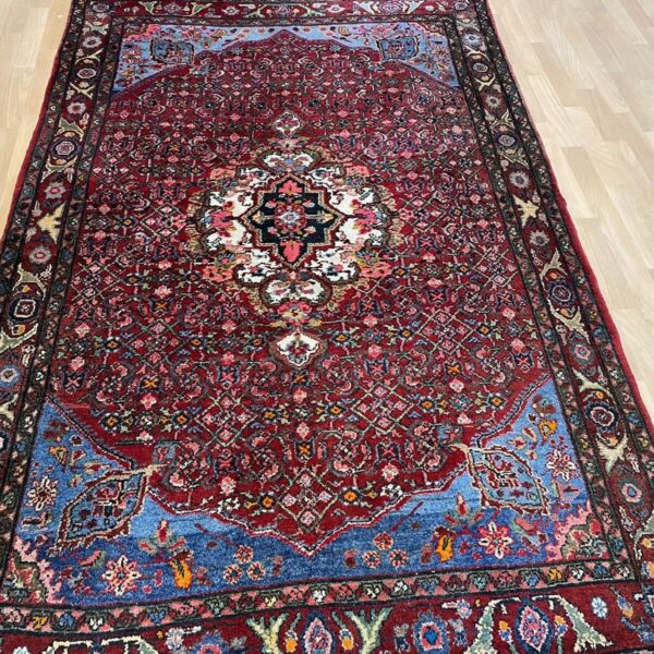 Top alfombra persa venta en almacén Hossenabad anudada a mano semi antigua 220x144 clásica antigua Viena Austria comprar en línea