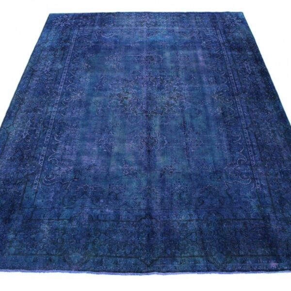 Vintage modrý koberec v moderním starožitném 410x300 Vídeň Rakousko Koupit online