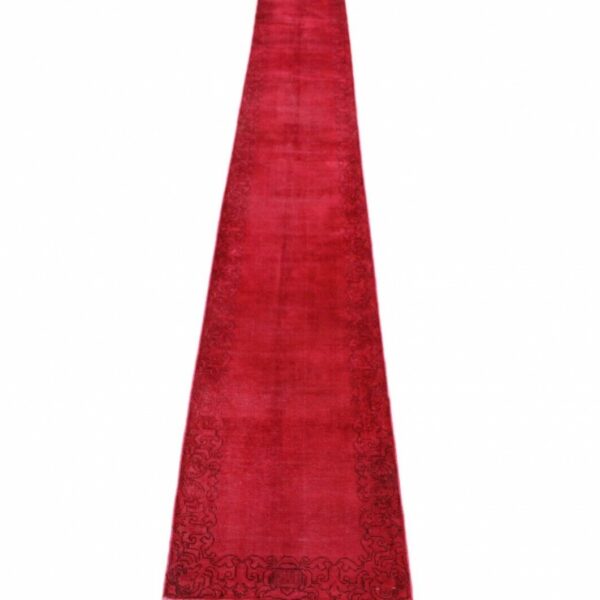 Vintage tapijtloper rood in 510x70 modern antiek Wenen Oostenrijk koop online