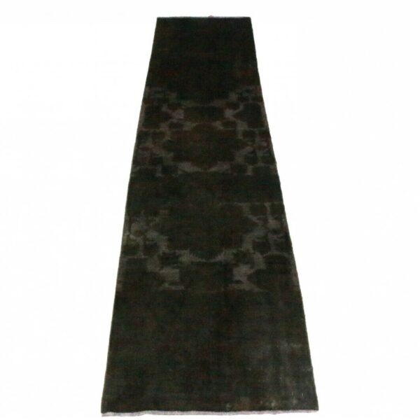 Vintage halı yolluk siyah, 360x90cm modern antika Viyana Avusturya online satın al