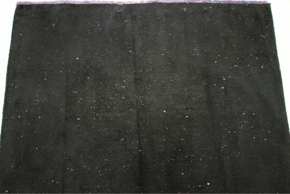 سجادة عتيقة سوداء في سجادة فارسية مقاس 190 × 110 سم سجادة فارسية
