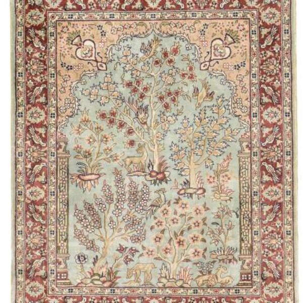 Oosters tapijt Hereke 48 x 62 cm Klassiek antiek Wenen Oostenrijk Koop online