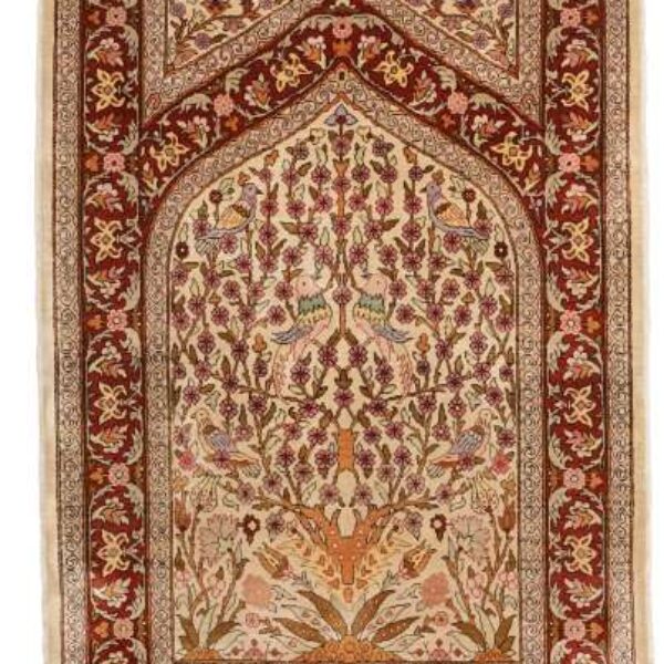 Orientálny koberec Hereke 59 x 90 cm Klasický starožitný Viedeň Rakúsko Kúpiť online