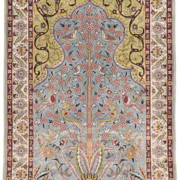 Orientalsk tæppe Hereke 63 x 93 cm Klassisk antikt Wien Østrig Køb online