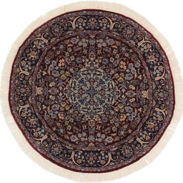Orientalisk matta Isfahan 104 x 104 cm Handknuten China Classic Kina Wien Österrike Köp online