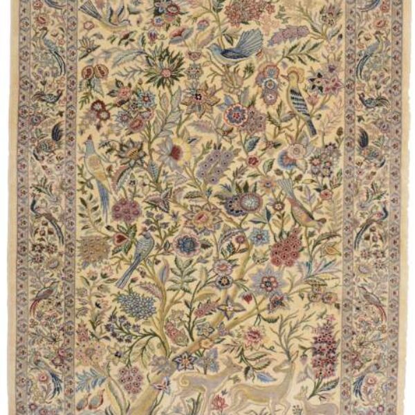 Orientalisk matta Isfahan 124 x 175 cm Klassisk blommig Wien Österrike Köp online