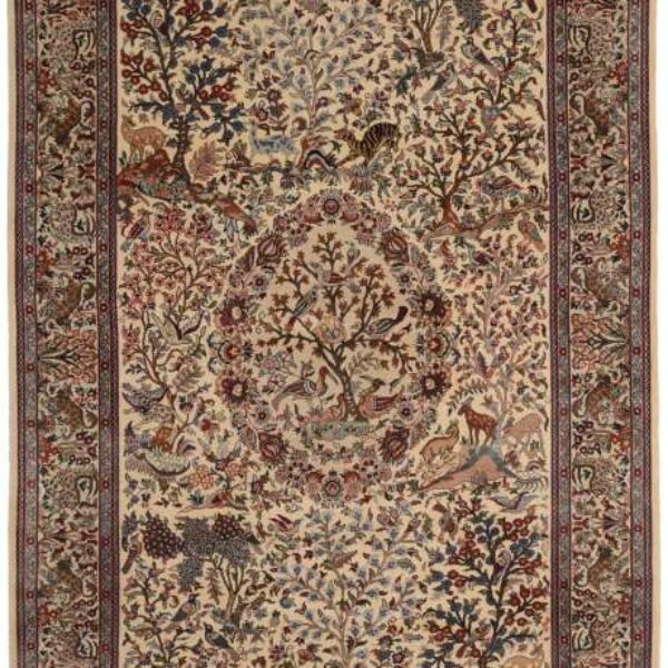 Rytietiškas kilimas Isfahan 137 x 213 cm Klasikinis gėlėtas Vienna Austrija Pirkite internetu