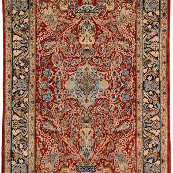 Persisk matta Isfahan signatur 114 x 169 cm klassisk Arak Wien Österrike köp online