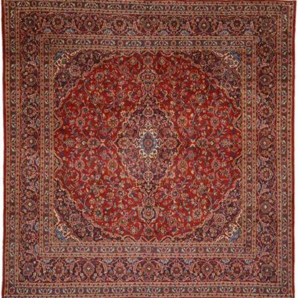 Persisk teppe Kashan 290 x 300 cm Klassisk Arak Wien Østerrike Kjøp online