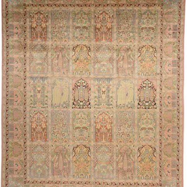 Tapete oriental de seda da Caxemira 245 x 304 cm Tapetes clássicos feitos à mão Viena Áustria Compre online