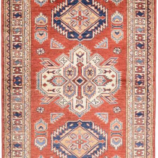 Orientalsk teppe Kazak fint 93 x 144 cm Kjøp klassiske håndknyttede tepper Wien Østerrike på nett