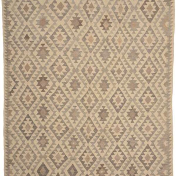 Orientalsk teppe Kelim natur 205 x 299 cm Klassisk Afghanistan Wien Østerrike Kjøp online