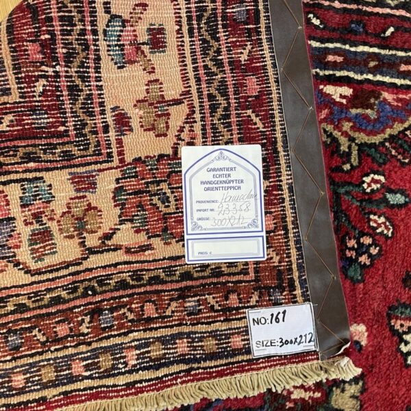 Lagerverkauf Perserteppich Hamadan klassisch 283x191 Handgeknüpft Mit Zertifikat