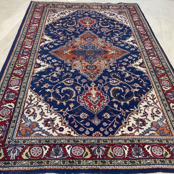 Warehouse sale Sarough Blue Hand-knotted 300x200 Decorative