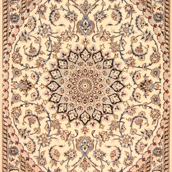 (#H192872) Tapete oriental, verdadeiro tapete persa fino feito à mão (142 x 98) cm