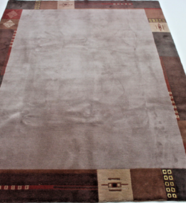 Original handgeknüpfter Nepal Teppich 350x250 Orientteppich TOP ZUSTAND Wolle