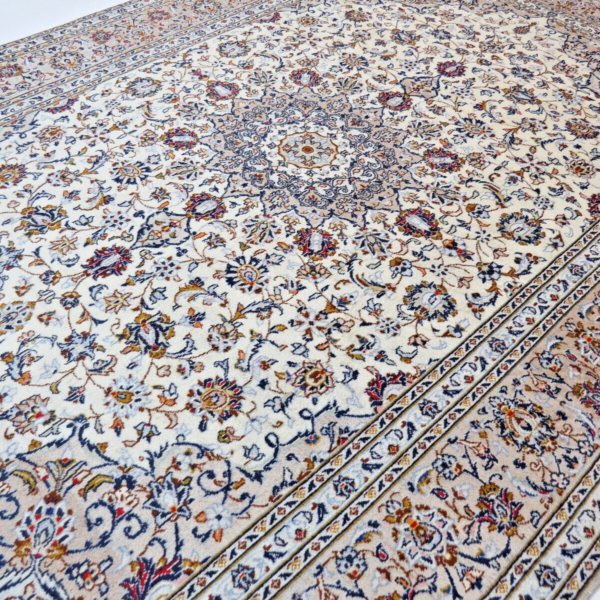 #F92447 Originální ručně vázaný perský koberec cm 348x237 orientální koberec Kashan Top