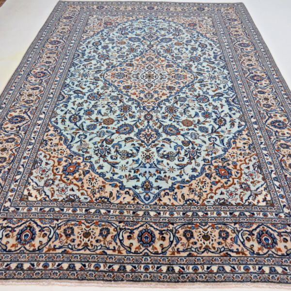 #F92456 Оригинален ръчно плетен персийски килим см 350x250 ориенталски килим Кашан