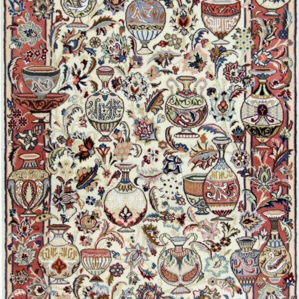 #Y81366 Eredeti perzsa szőnyeg Kashmar Új áruk 210 cm x 122 cm Kiváló állapotú Classic #Y81366 Bécs Ausztria Vásárlás online