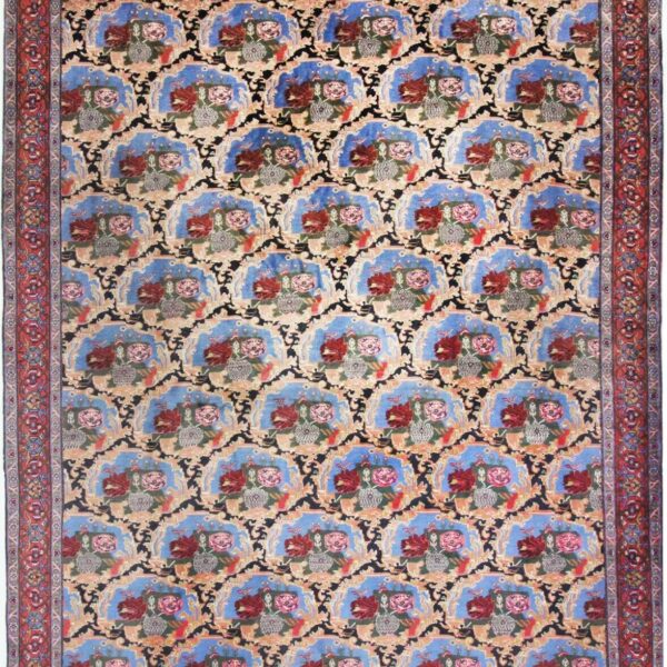 #Y81357 Orijinal İran halısı Senneh Kurdistan Yeni İnce 400 cm x 300 cm Klasik #Y81357 Viyana Avusturya Çevrimiçi satın al