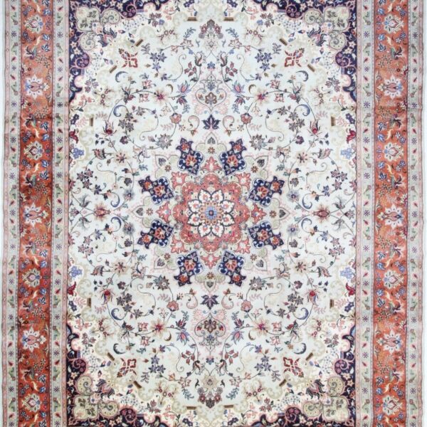 #Y81202 Originalt persisk teppe Tabriz 394 x 300 cm Orientalsk ullteppe klassisk 321 Wien Østerrike Kjøp online