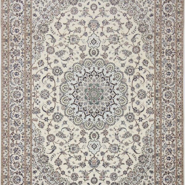 #Y81116 Ar rokām mezglots Nain 6La paklājs ar zīdu Austrumu paklājs 310 x 210 cm Klasisks persiešu paklājs #Y81116 Vīne Austrija Pērciet tiešsaistē