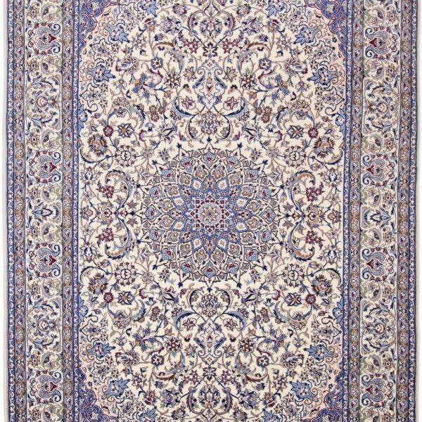 #Y81102 Hand-knotted Nain 9La carpet with silk Oriental carpet 301 x 200 cm Classic Persian carpet #Y81102 Vienna Austria Buy online