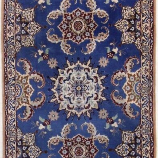 #Y81055 El dokuması halı Nain 9La ipekli Oryantal halı 411 x 91 cm İran halısı klasik 100 Viyana Avusturya Çevrimiçi satın al