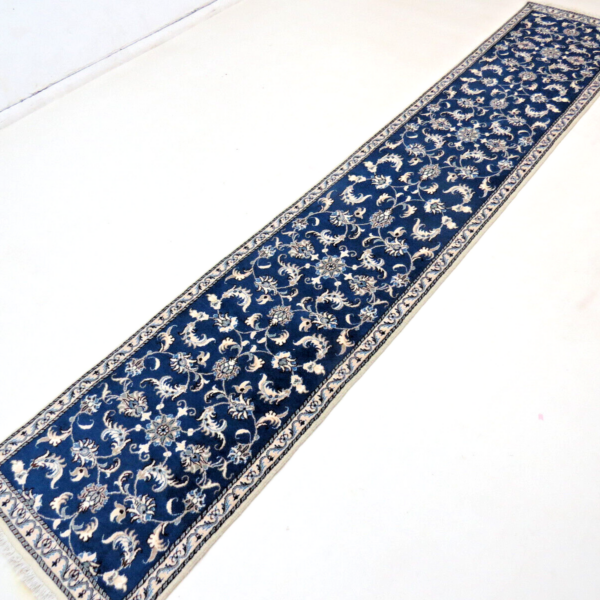 #F92003 Fantastically beautiful oriental carpet 400x76 Persian carpet Nain New fine with silk classic Nain Vienna Austria Buy online