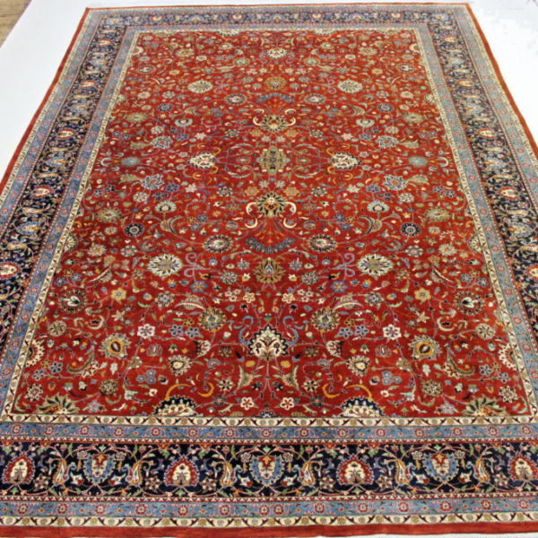 #F91656 Fantastisk vakkert persisk teppe 433x310 Orientalsk teppe Isfahan Topp stand Fin Klassisk Kina Wien Østerrike Kjøp online