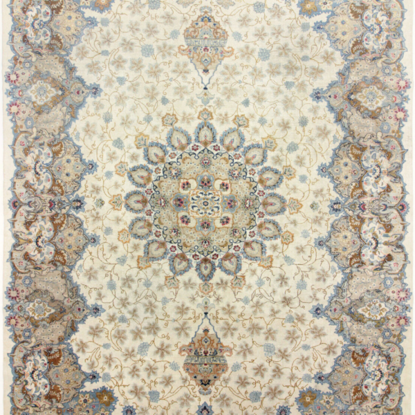 H1 Фантастично красив персийски килим 450x300 ориенталски килим Кашан голяма вълна