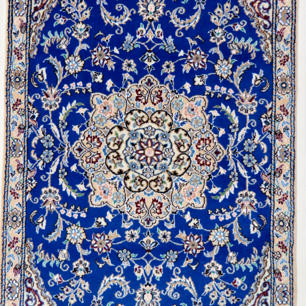 #F92042 سجادة فارسية رائعة الجمال Nain 9La 137x86 سجادة شرقية جديدة من الحرير الفاخر