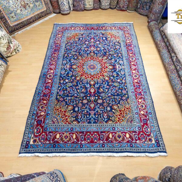 Prodano (#325) 292x196 cm, ročno vozlana perzijska preproga Esfahan Isfahan