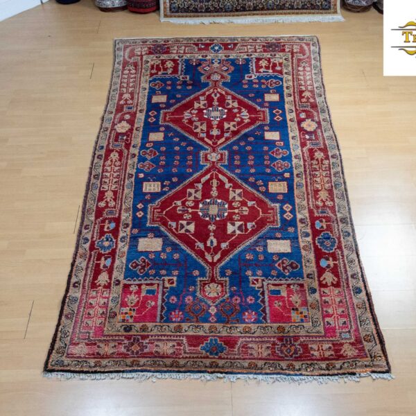 W1(#319) 260x140см Хамеданський перський килим ручної роботи натуральні кольори