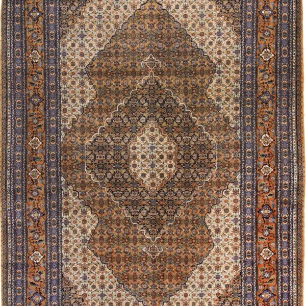 #Y100441 Ar rokām mezglots persiešu paklājs Bidjar smalks austrumu paklājs 322 x 220 cm lieliskā stāvoklī