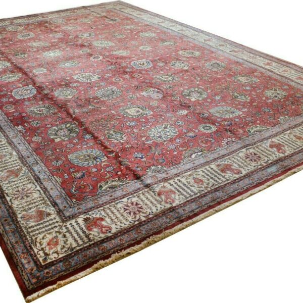 #Y100343 オリジナルペルシャ絨毯タブリーズ特大、特大ピース 560 x 391 cm 最高の状態