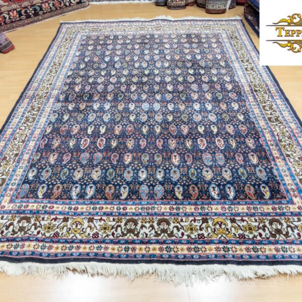W1(#265) 270×193cm Hand-knotted INDO Joshaghan oriental carpet