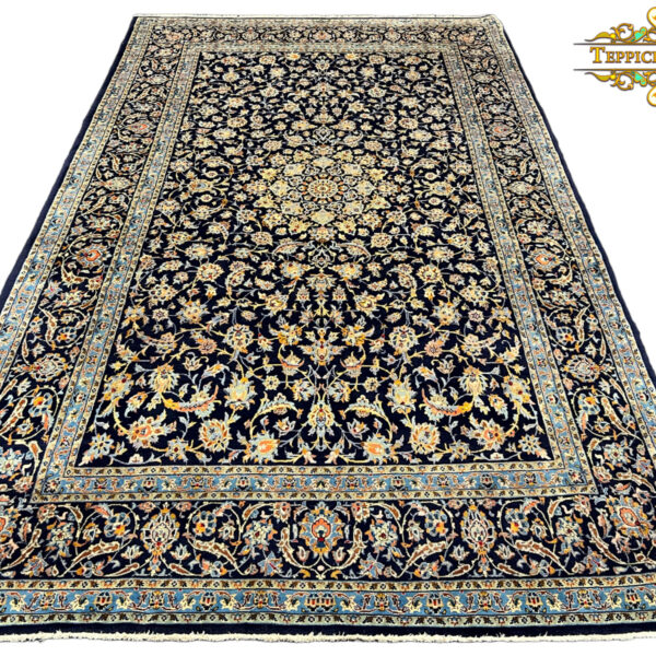 W1 (#345) 314 × 200 cm ar rokām mezglots Kašaņas persiešu paklājs