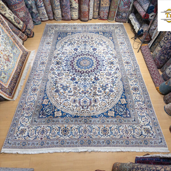 W1(#328) 350×246cm Käsinsolmittu Nain 12la persialainen matto
