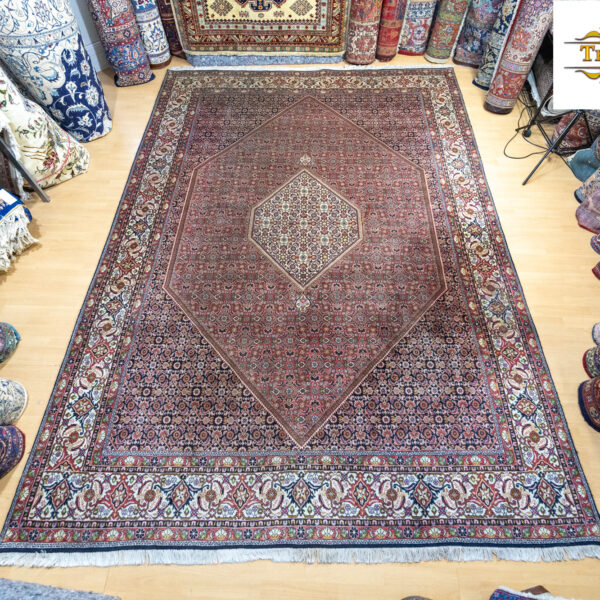 W1 (#347) cca 342x245cm ORIGINÁL ručně vázaný perský koberec Bidjar Bijar