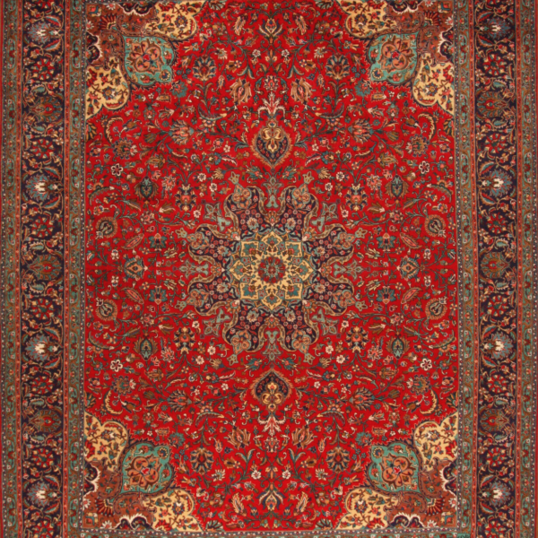 Tabriz H1 Echter handgeknüpfter Perserteppich Orientteppich (398 x 305) cm