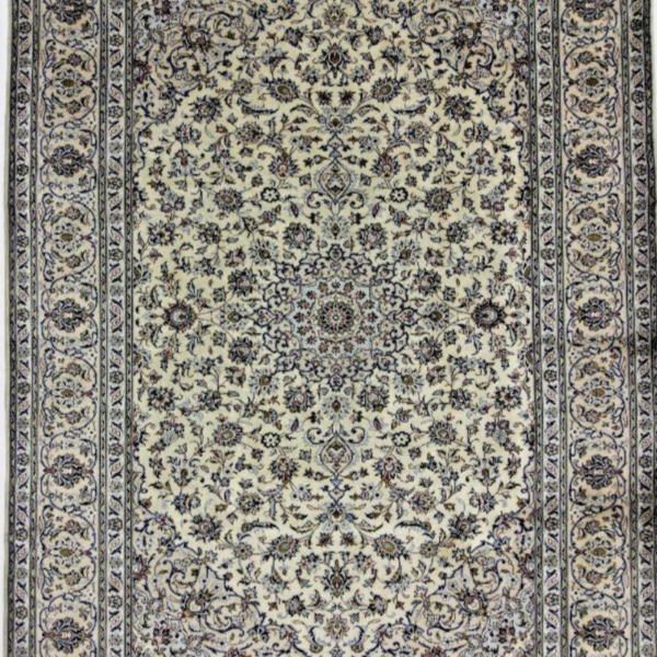 H1 Hieno käsinsolmittu persialainen matto, mitat 344x246 cm - laadukas itämainen matto Kashanista