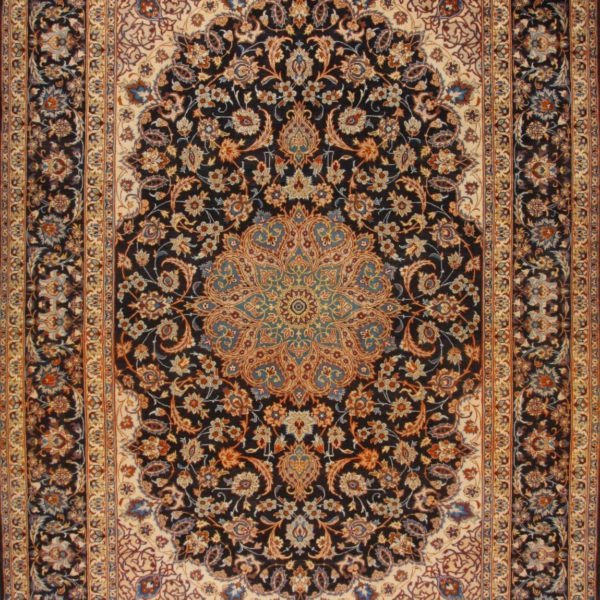 Isfahan H1 Handgeknüpfter Perserteppich authentischer Orientteppich (415 x 300) cm