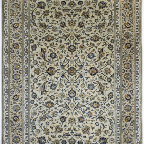 H1 Hochwertiger Perserteppich Keshan aus Kashan, Maße 347 x 239 cm in ausgezeichnetem Zustand