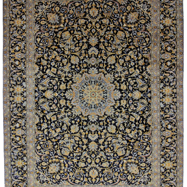 H1 Nový ručně vázaný perský koberec od Kashan o rozměrech 375x278 cm