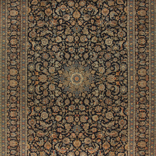 H1 Kashan Isfahan H1 Håndknyttet orientalsk teppe Persia (415 x 310) cm