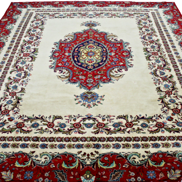 H1 Wunderschöner Perserteppich aus Tabriz in erstklassigem Zustand, Größe 382x298cm