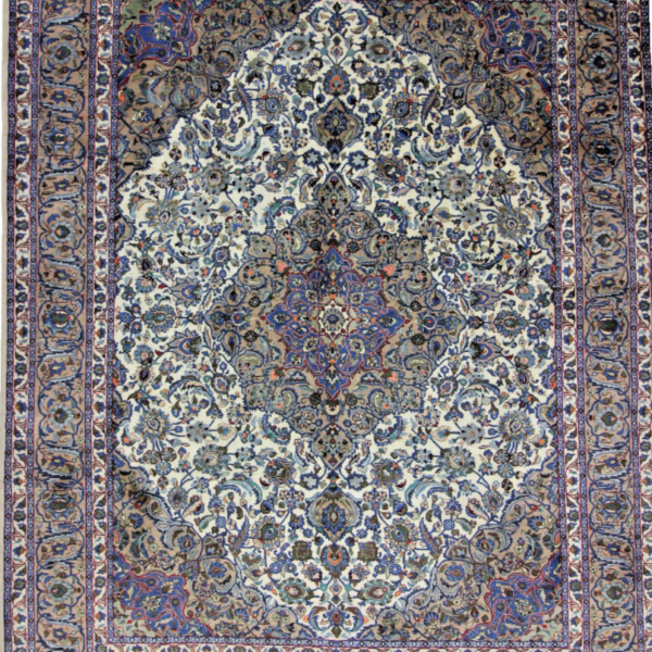 H1 Gyönyörű Kashmar perzsa szőnyeg kiváló állapotban, méretei 320x253 cm