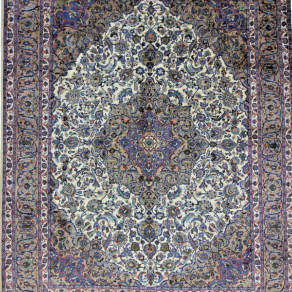 H1 Wunderschöner Perserteppich Kashmar in Top-Zustand, Maße 320x253 cm