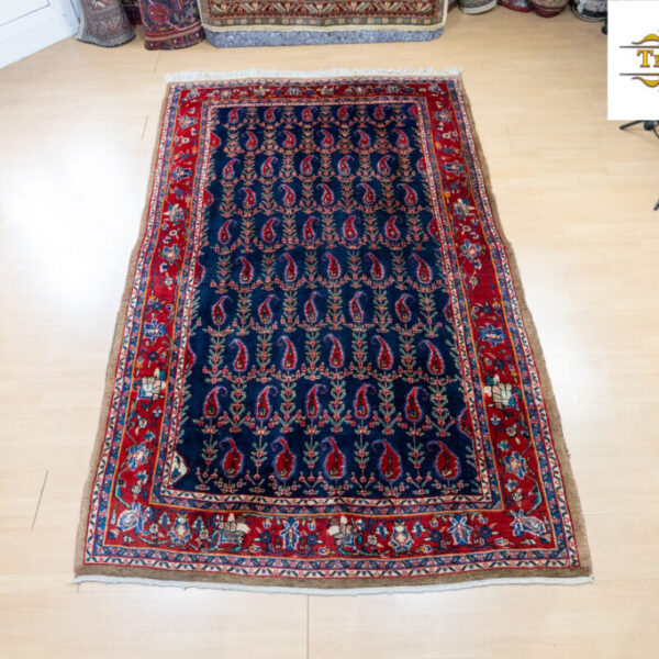 W1 (#358) apie 261x165cm Rankomis rištas persiškas kilimas Sarough Farahan UNIKAT